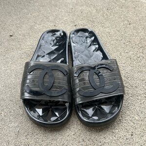 Chanel - Jelly Slide Sandals